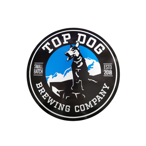 Top Dog Logo Sign 12"x12"