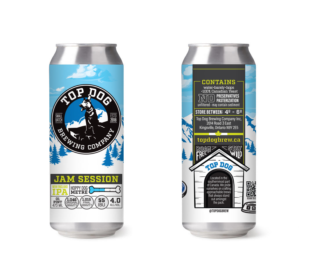 Jam Session NEIPA – Top Dog Brewing Company